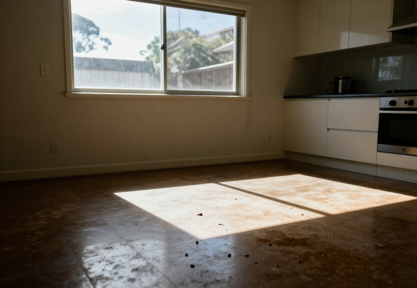 Cockroach infestation in a Mortdale kitchen cupboard