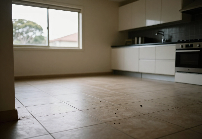Clean and sanitised area under the sink